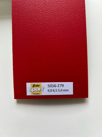 Спортивный линолеум Grabo Flex Gymfit 6,5 мм Red 5016 Спортивный линолеум Grabo Flex Gymfit 6,5 мм Red 5016